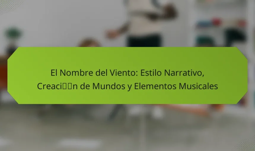 El Nombre del Viento: Estilo Narrativo, Creación de Mundos y Elementos Musicales