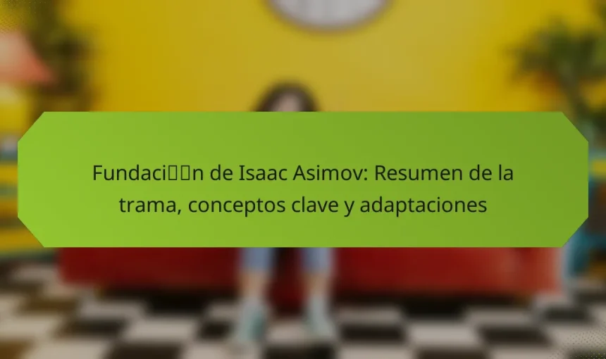 Fundación de Isaac Asimov: Resumen de la trama, conceptos clave y adaptaciones