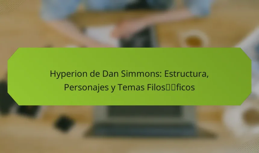 Hyperion de Dan Simmons: Estructura, Personajes y Temas Filosóficos