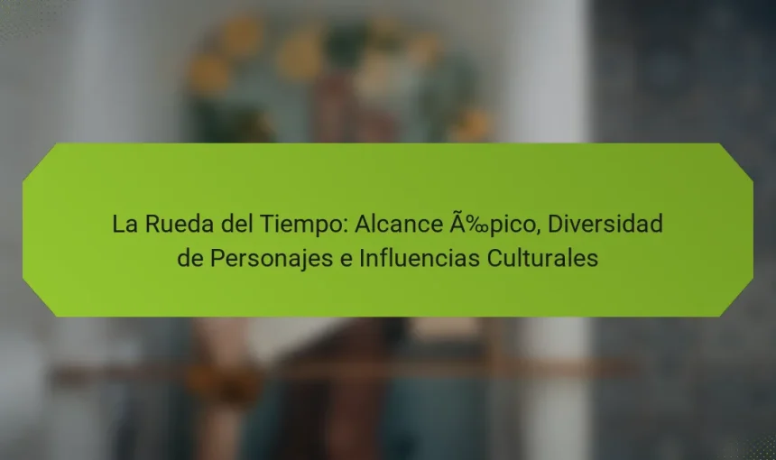La Rueda del Tiempo: Alcance Épico, Diversidad de Personajes e Influencias Culturales