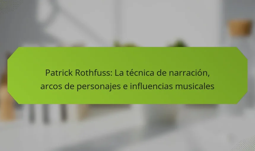 Patrick Rothfuss: La técnica de narración, arcos de personajes e influencias musicales